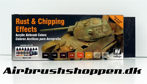 71.186 Rust & Chipping Effects set  8x17ml
